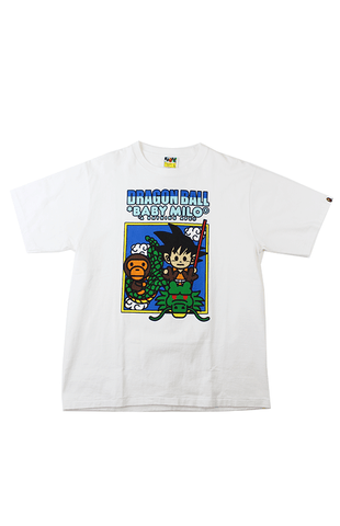 T-shirt Bape x DBZ Baby Milo blanc