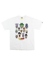 Bape x DBZ Characters Tee White