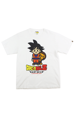 Bape x Dragon Ball Z Milo Goku Tee White