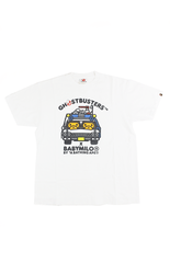 T-shirt Bape x Ghostbusters Baby Milo Dalorean blanc