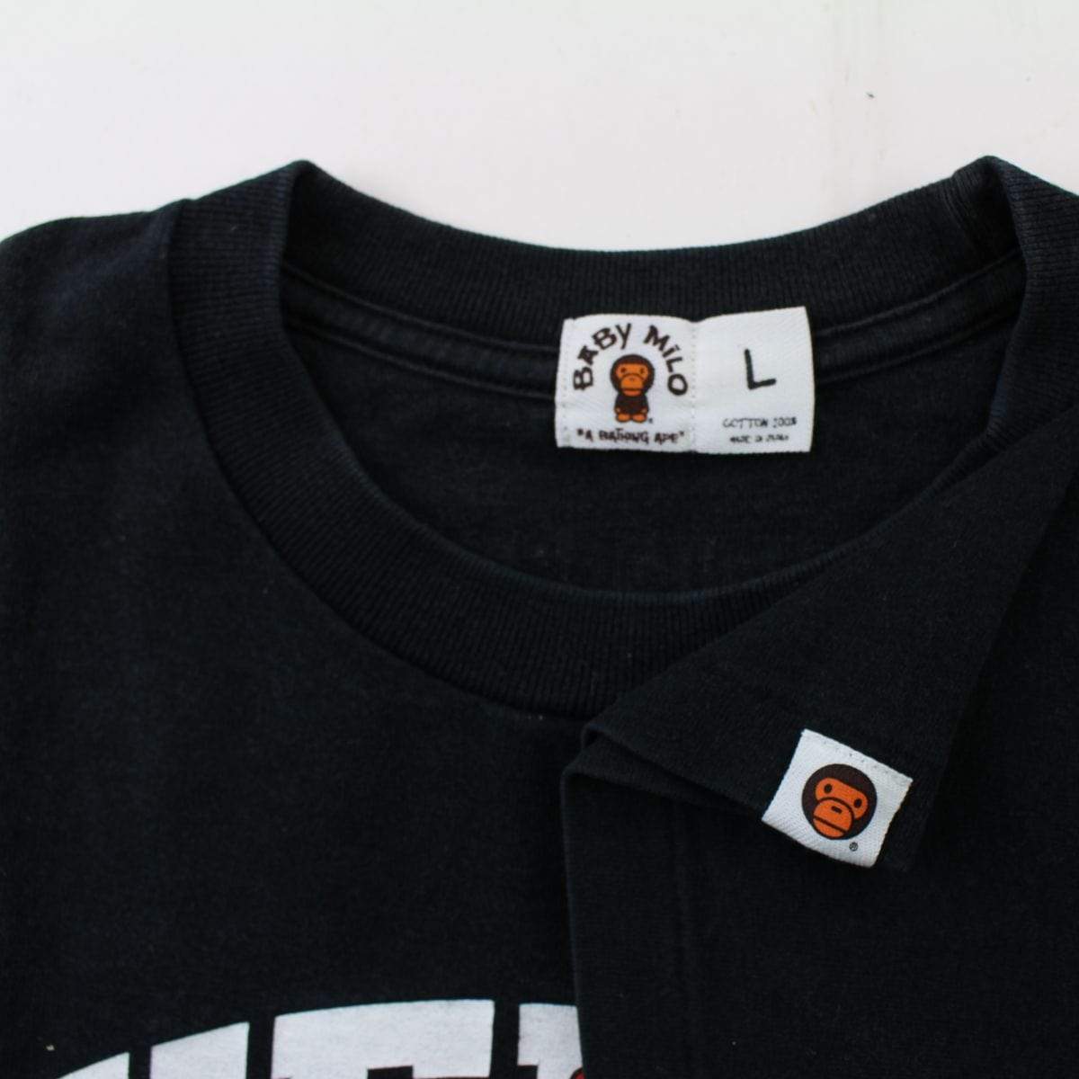 Bape x Hello Kitty Baby Milo Tee Black - SaruGeneral