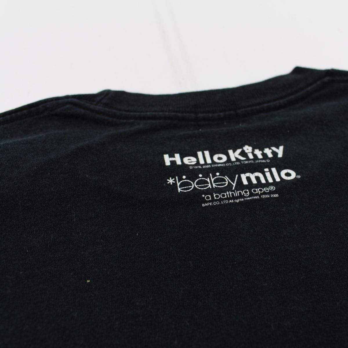 Bape x Hello Kitty Baby Milo Tee Black - SaruGeneral