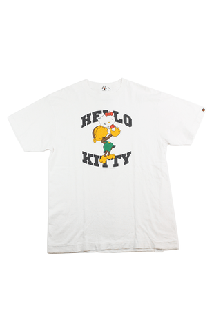 T-shirt Bape x Hello Kitty Milo blanc