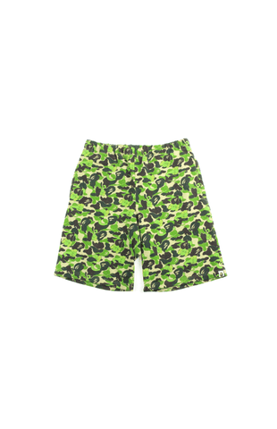 Short camouflage vert ABC Bape x Kaws
