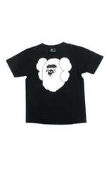Bape x Kaws Big Ape Logo Tee Black