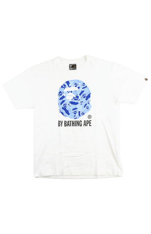 T-shirt Big Ape bleu Bape x Kaws blanc