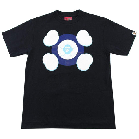 T-shirt Bape x Kaws Crossbones Logo Noir