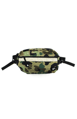 Sac banane camouflage vert Bape x Kaws