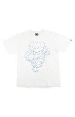 T-shirt Bape x Kaws Michelin Man blanc