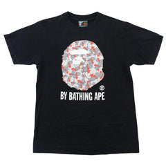 T-shirt Bape x Kaws Skullsta Big Ape avec logo noir