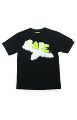 T-shirt Bape x Kaws Text Cloud Plane noir