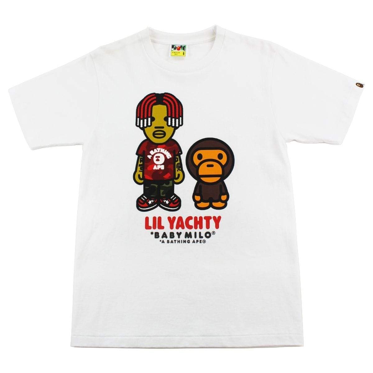 Bape x Lil Yachty Baby Milo Tee White - SaruGeneral