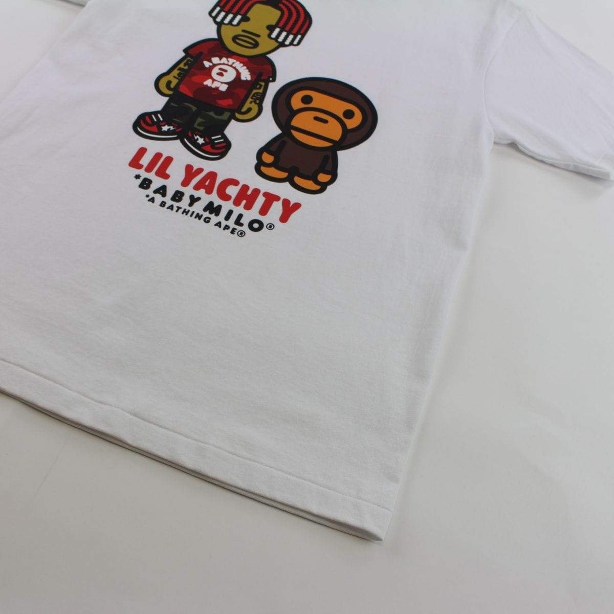 Bape x Lil Yachty Baby Milo Tee White - SaruGeneral