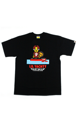 T-shirt bateau Bape x Lil Yatchy noir