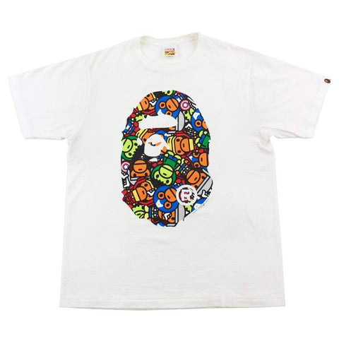 T-shirt Bape x Marvel Comics Avengers Big Ape blanc