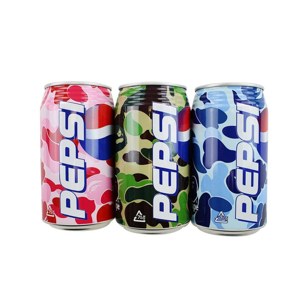 Bape x Pepsi ABC Camo Cans Set | SARUGENERAL