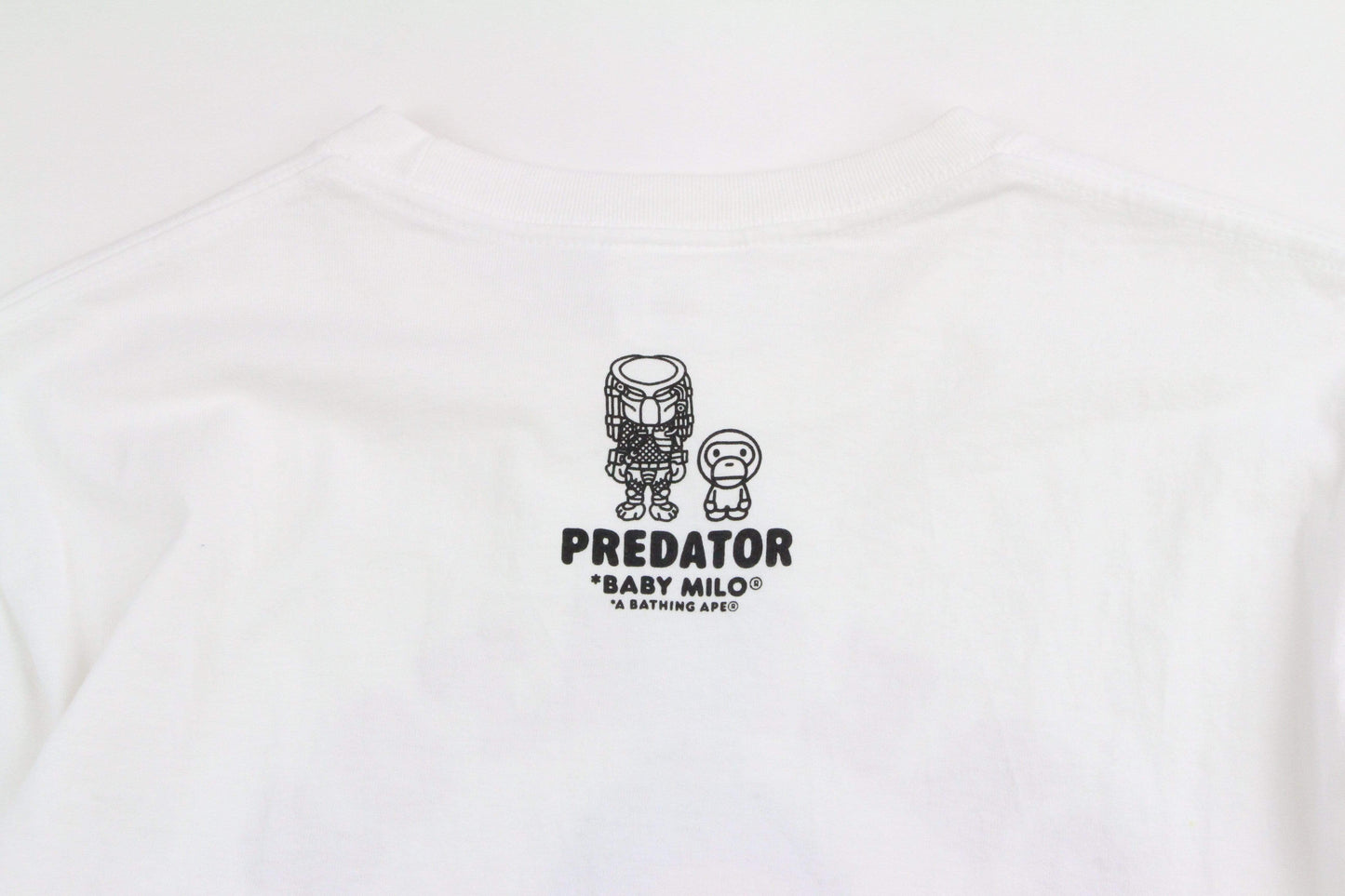 Bape x Predator College Logo LS White - SaruGeneral