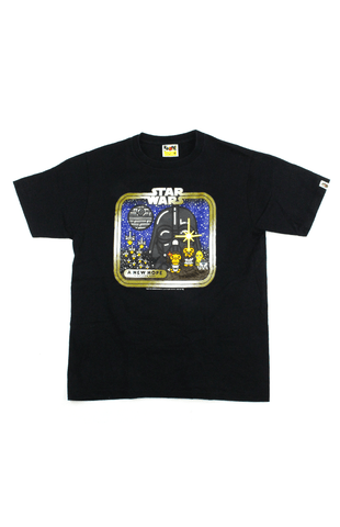 T-shirt Bape x Star Wars Un nouvel espoir noir