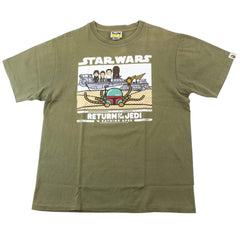 T-shirt Bape x Star Wars Le Retour du Jedi vert