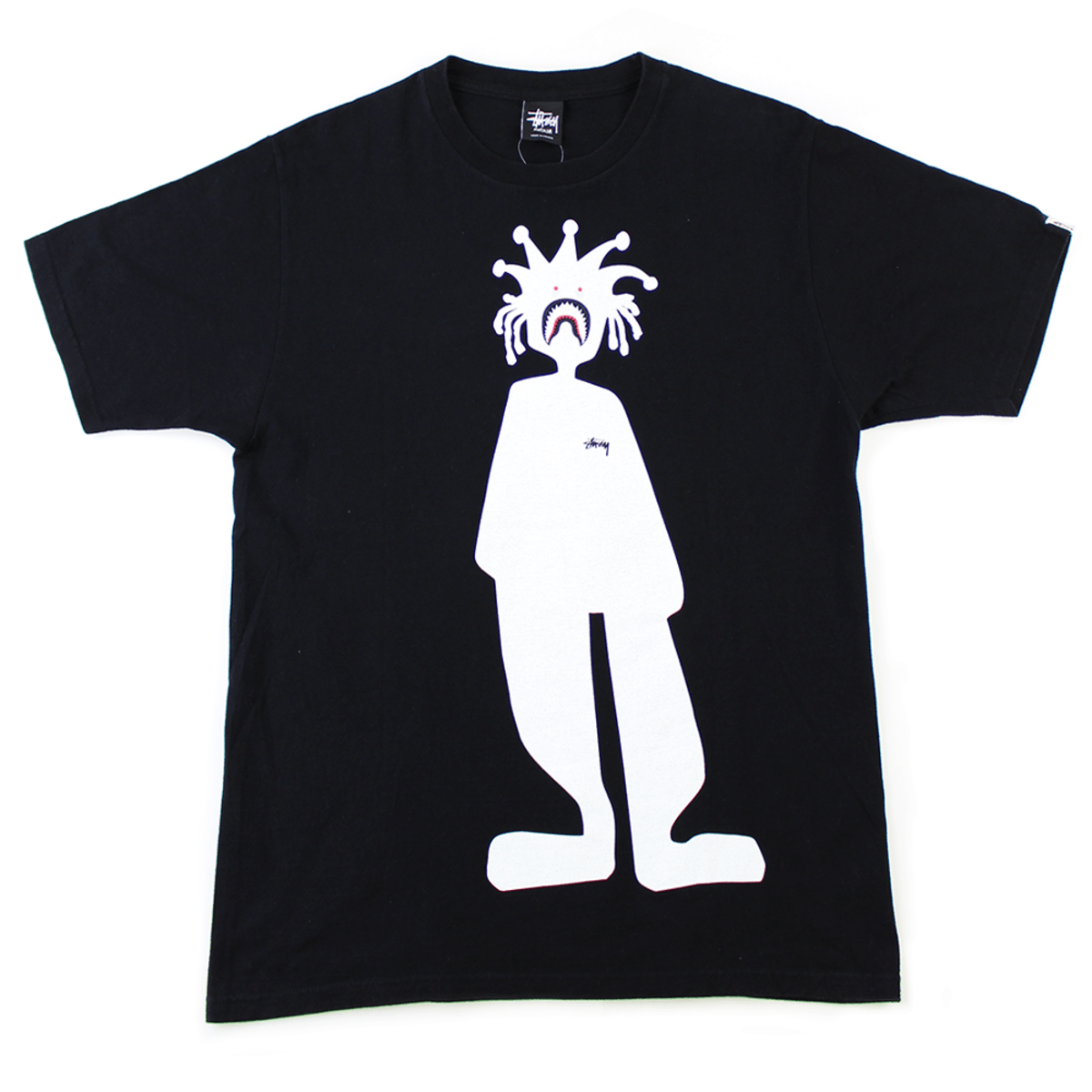 Bape x Stussy Man Tee Black - SaruGeneral
