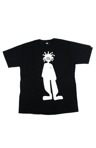 T-shirt Bape x Stussy Sharkface Man noir
