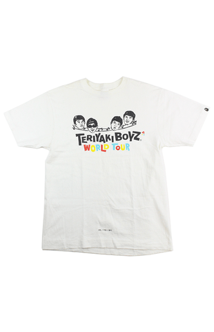 T-shirt Bape x Teriyaki Boyz World Tour blanc