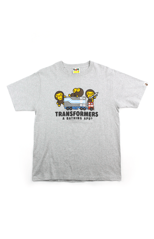 T-shirt Baby Milo gris Bape x Transformers