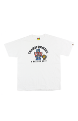 Bape x Transformers Optimus Prime Tee White
