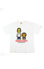 T-shirt Bape x Travis Scott blanc