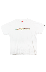 Bape x UNDFTD Hand Text Tee White