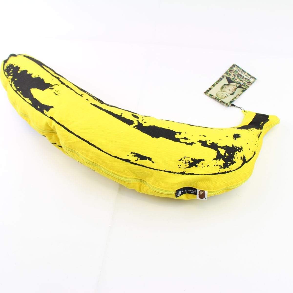 Bape x Warhol ABC Blue Camo Banana Pillow Small - SaruGeneral