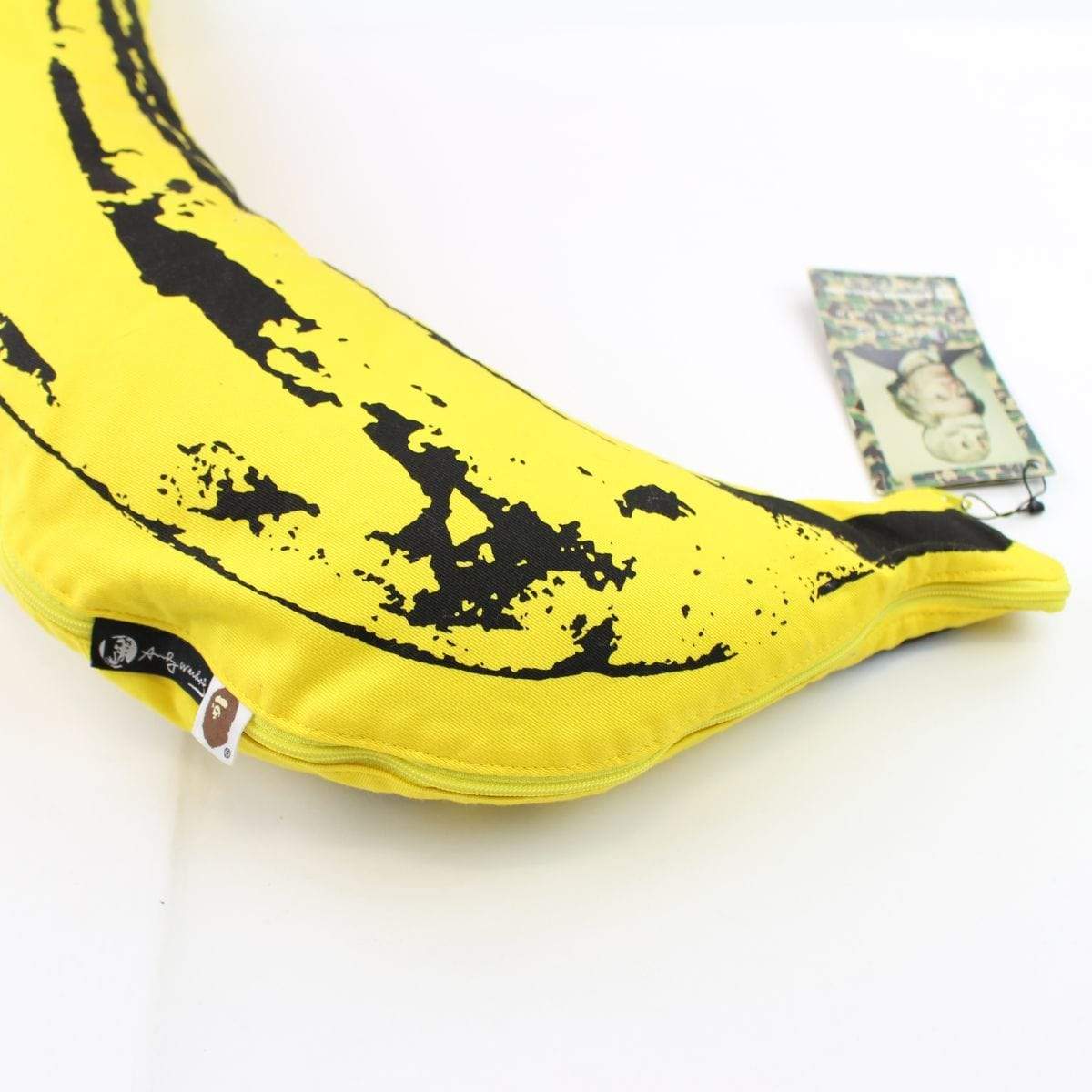Bape x Warhol ABC Blue Camo Banana Pillow Small - SaruGeneral