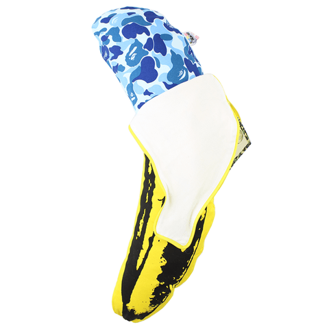 Bape x Warhol ABC Blue Camo Banana Pillow Small