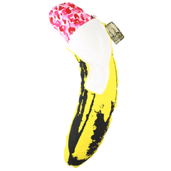 Coussin banane Bape x Warhol ABC rose camouflage taille moyenne
