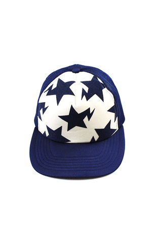 Bapesta Blue White Trucker Hat