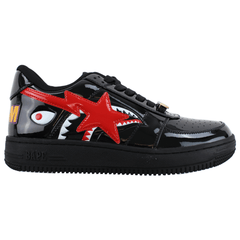Bapesta Shark Rouge Noir