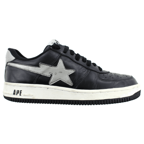 Bapesta Silver Black White