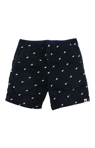 Bapesta Logo Shorts Navy