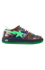 Bapesta Menthe Marron Bleu