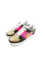 Bapesta Rose et Marron