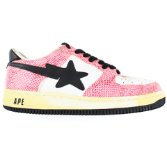 Bapesta Pink Snakeskin