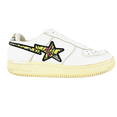 Bapesta Safari Camo sta White