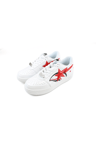 Bapesta Shark red sta white