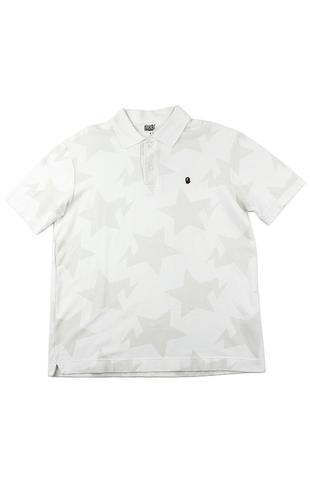 Bapesta point Ape Logo Polo White