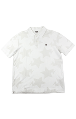 Polo blanc avec logo Ape de Bapesta Point