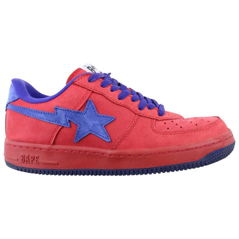 Bapesta Red & Purple Nubuck