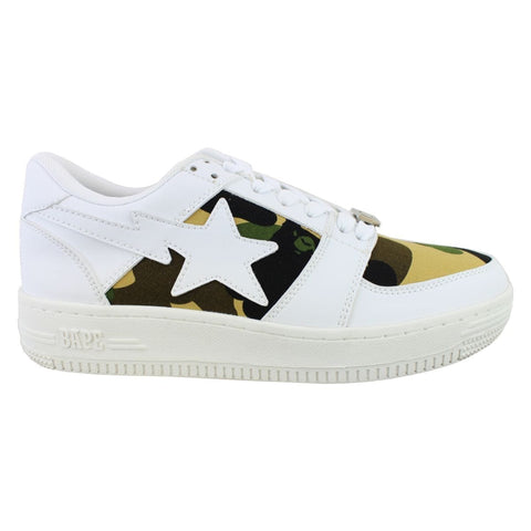 Bapesta White/1st Yellow Camo