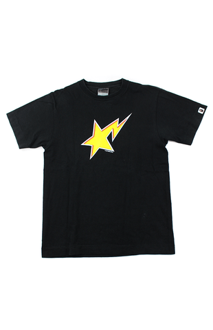 Bapesta Yellow Star Tee Black