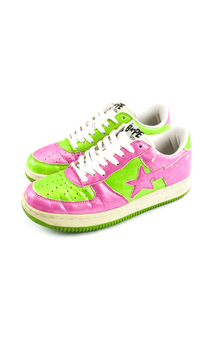 Bapesta x futura Pink Green 1 of 100