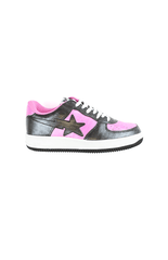 Bapesta Black & Pink Snakeskin